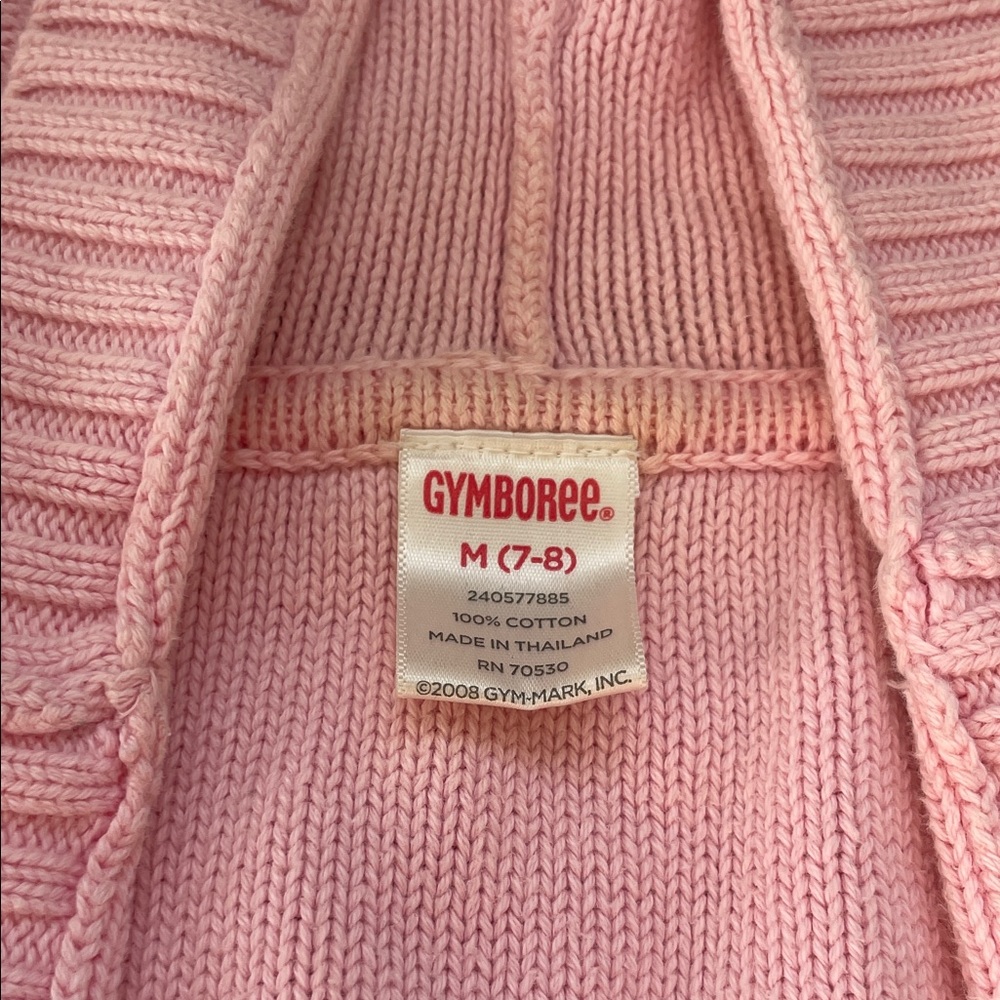 Pink Hooded Cardigan Sweater - Picture 3 of 8